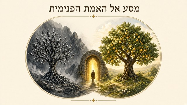 Journey to Inner Truth logo — the Tree of Knowledge, a doorway, and the Tree of Life